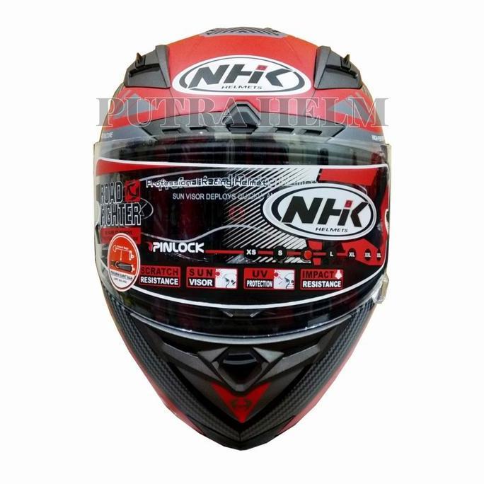HELM NHK RX9 NAVY BLACK RED DOF