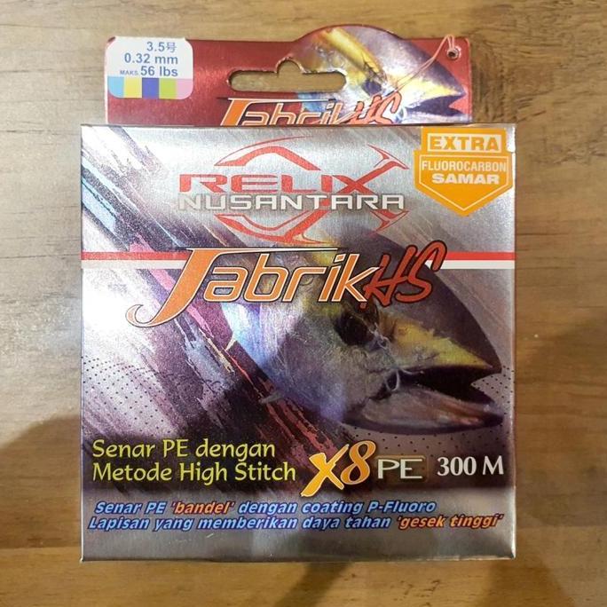 Senar PE Jabrik HS Relix Nusantara PE #3.5 - ALAT PANCING - AKSESORIS