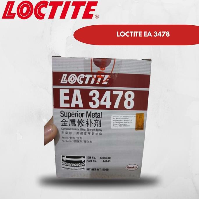 pt_rinaolshop - LOCTITE Fixmaster Superior Metal EA 3478 Epoksi Logam 500ml - Resin & Pengeras Kuat 