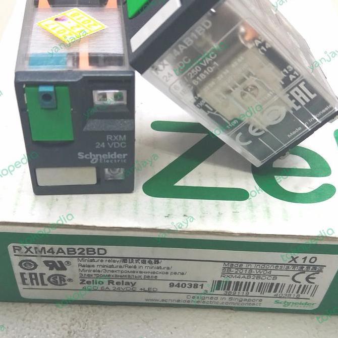 cverles schneider RELAY RXM4AB2BD 24VDC/relay 14pin 24vdc schneider