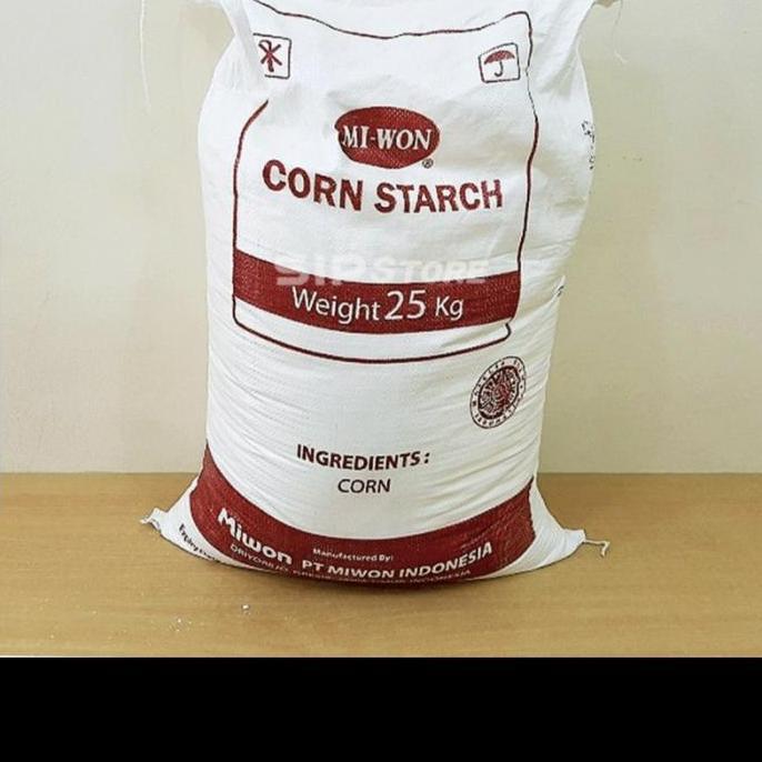 Kriuk- Corn Stach Maizena Merk Miwon 25Kg