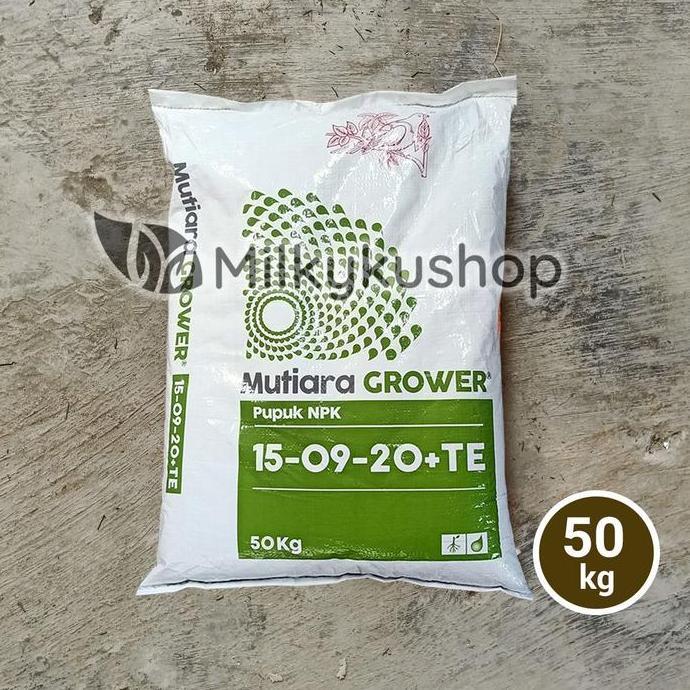 PUPUK MEROKE NPK MUTIARA GROWER 50 KG KEMASAN PABRIK VIA CARGO