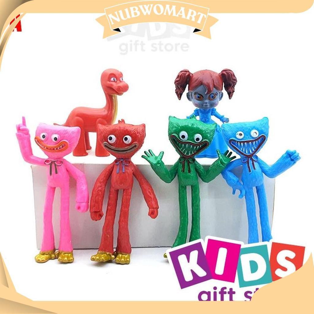 Huggy Wuggy Figure Set - Mainan Figur KGS Promo