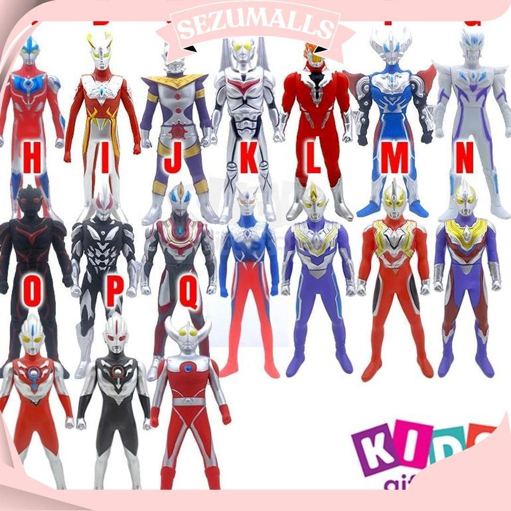 Ultra Series Ultraman Zero Ginga Taiga Saga Noa Hikari King  Figure - Mainan Figur KGS Ori