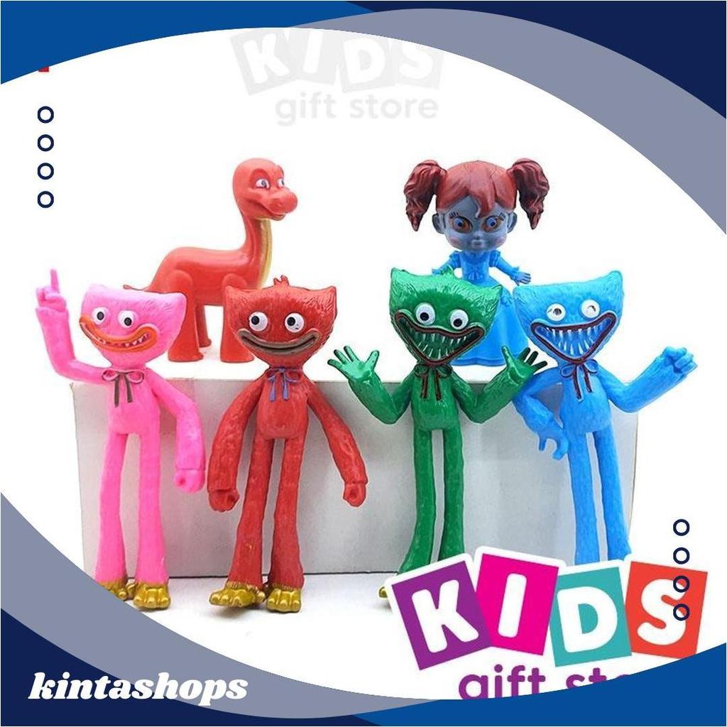 Huggy Wuggy Figure Set - Mainan Figur KGS Cod