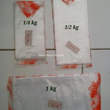 plastik 1kg ukuran 15x30