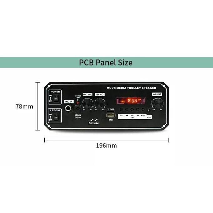 gacorrriki / AMPLI Power Amplifier MP3 Bluetooth Module BOARD 7.4V speaker 8-12 inch Diskon
