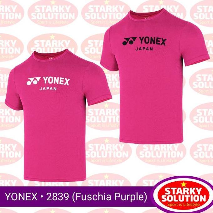 musli.store Kaos Badminton YONEX JAPAN 2839 EASY3 CANDY Baju Bulutangkis Original Diskon