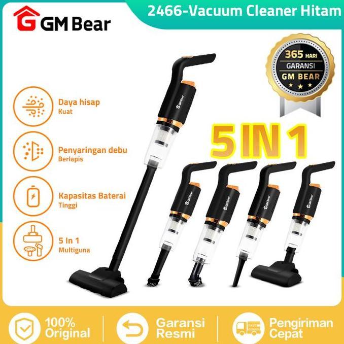 Vacuum Cleaner Penyedot Debu Cordless 5 IN 1 2466 - Vacum Cleaner Rumah Penyedot Debu Karpet dan Kas