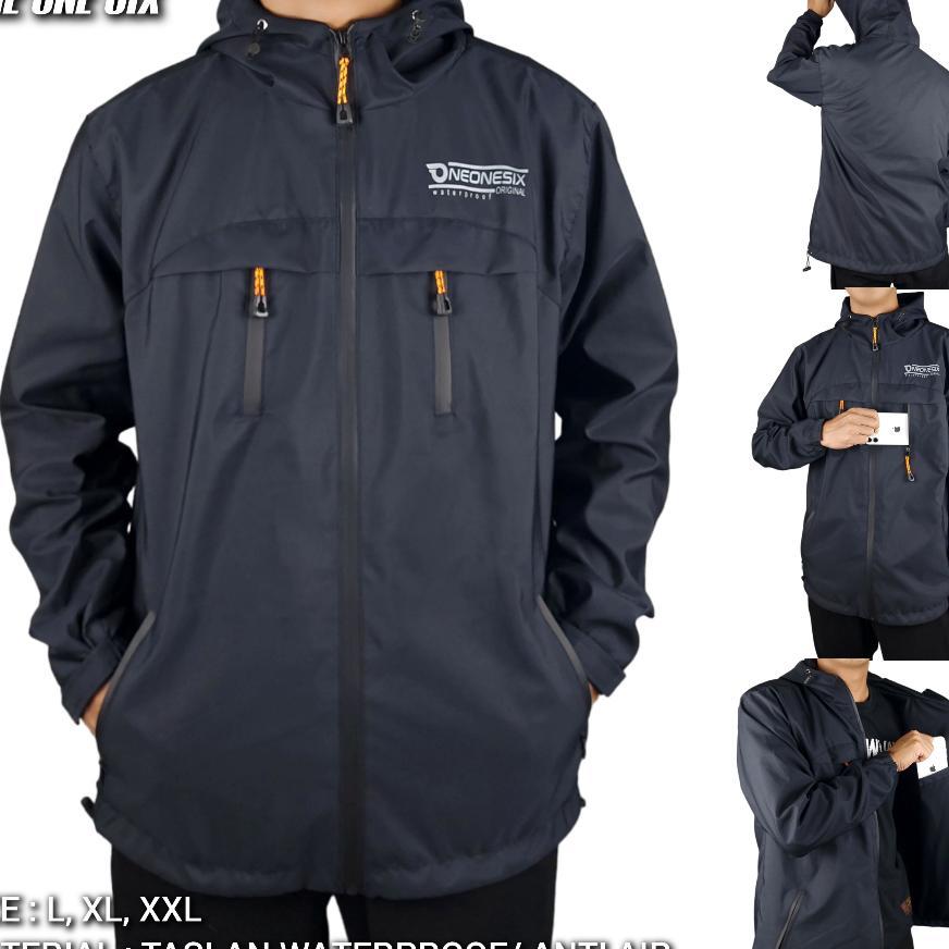 Jaket Outdoor Anti Air Pria | Jacket Hoodie Parasut Waterproof