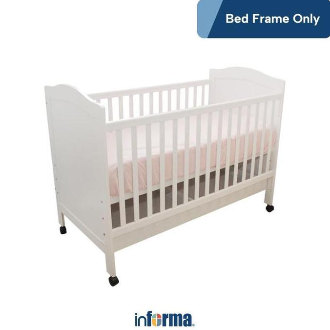 Informa Vivienne Tempat Tidur Bayi - Putih Kotak Tidur Ranjang Balita Tempat Istirahat Kasur Anak Pe