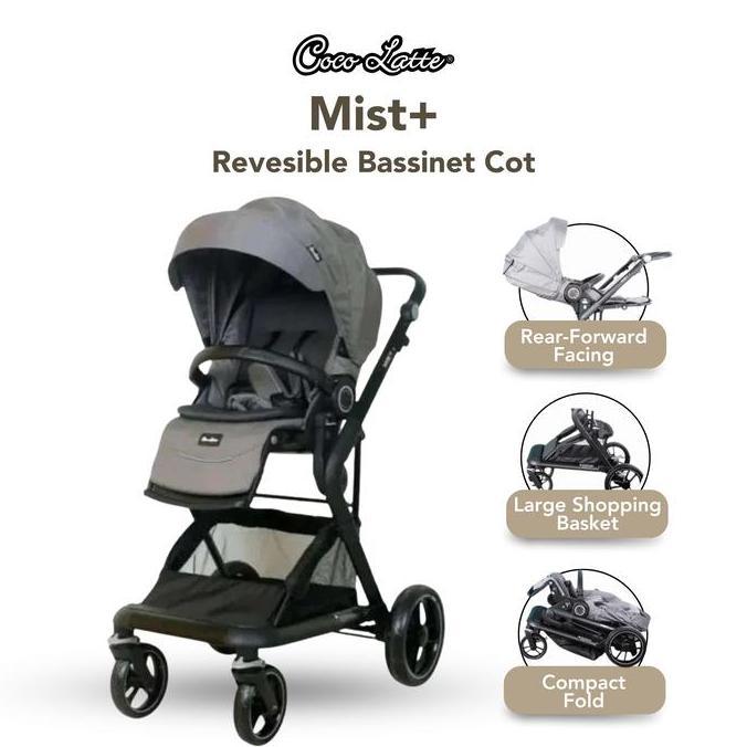 COCOLATTE MIST+ Grey Stroller