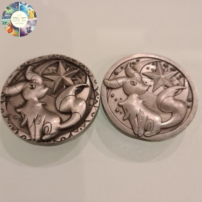 Promo Koin Pokemon Metal Premium - Umbreon - Pokemon Coin Improved Version Cod