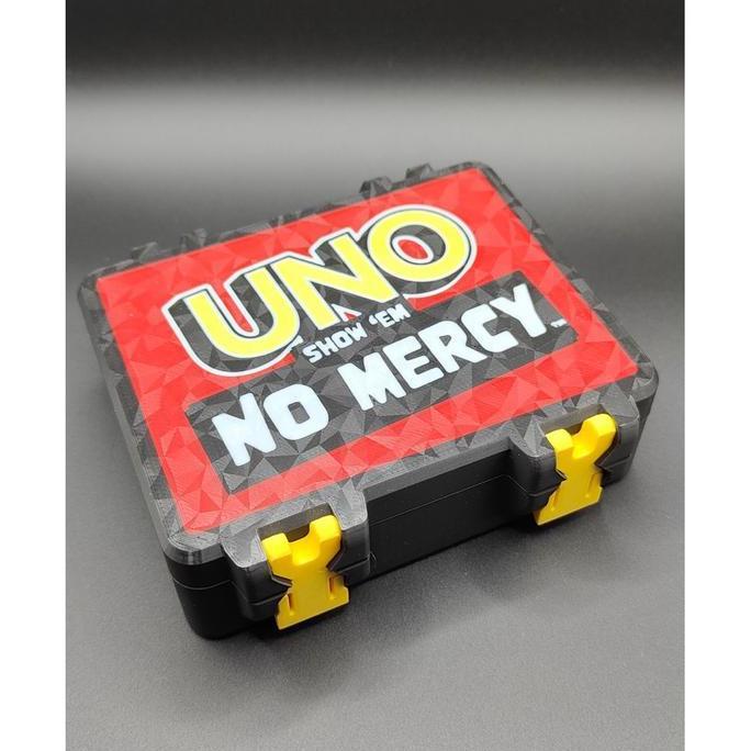Promo Uno No Mercy Card Box Tempat Kartu Uno No Mercy 3 Slot Custom Case Hard 3D Print- [Kura.Lab] C
