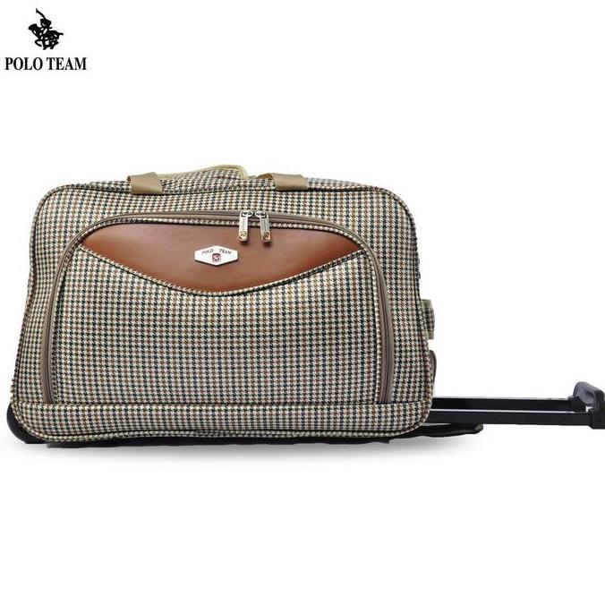 Warbit- Halan- Tas Travel Bag Troli Polo Team Roda 30050