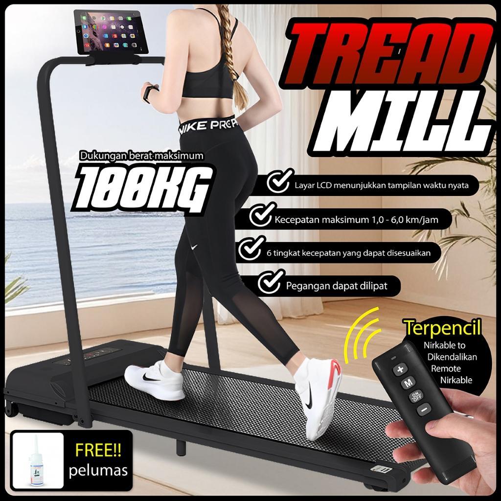 Treadmill Elektrik Treadmil Listrik Walking Pad Running Pad Model Fleksibel Low Watt Tm200