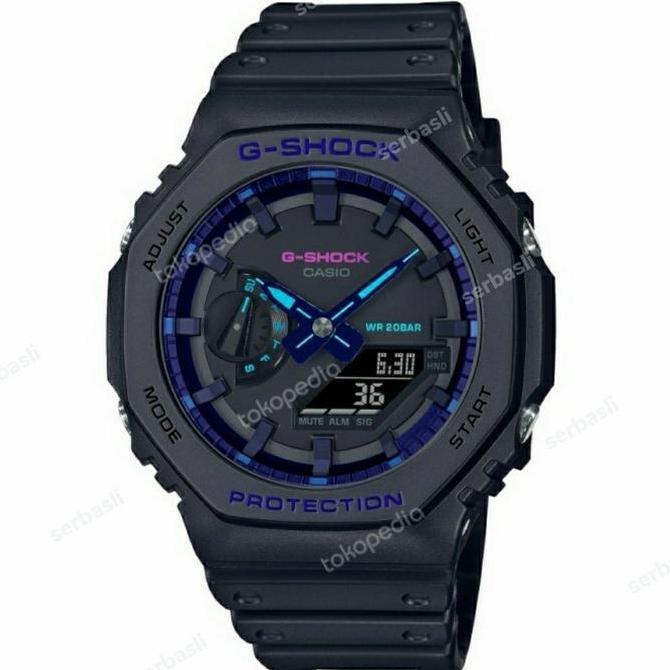 CASIO GSHOCK GA2100VB / GA-2100VB-1A ANALOG DIGITAL ORIGINAL GARANSI