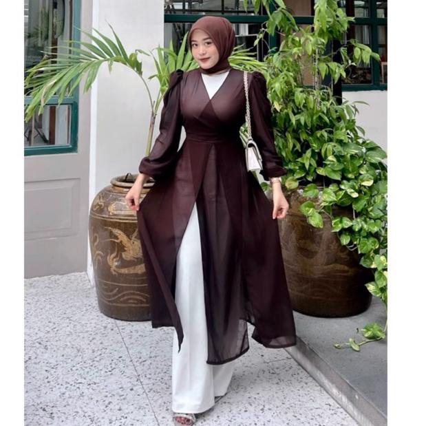 [ COD ] Alina Outer by Ammisha | Fashion Luaran Kekinian | Kondangan OOTD | Avril Outer | Termurah B