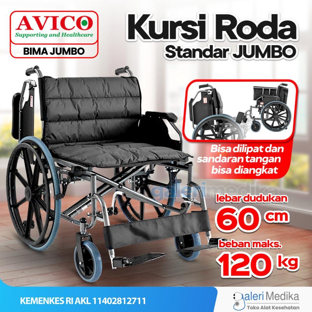 Kursi Roda Jumbo - Avico Bima Kursi Roda Standard