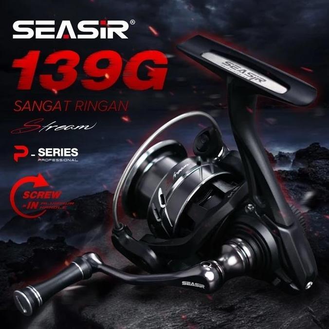 SEASIR STREAM Reel Pancing 800s-1000 Spinning Reel 139g Power Handle Ultralight Carbon Washers 6KG M