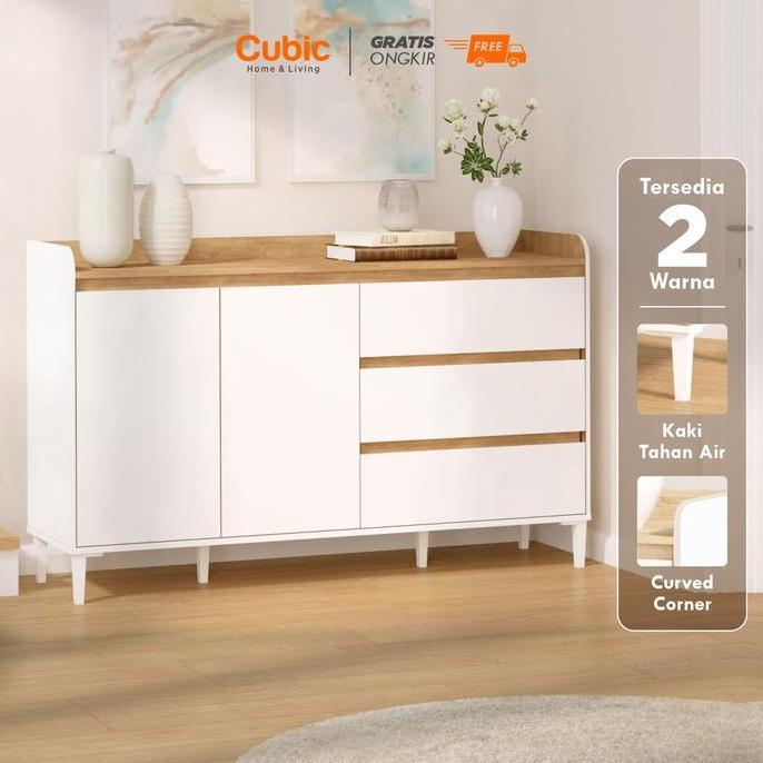 Cubic Sideboard Minimalis / Bufet / Lemari Kabinet / LIVINA SB 150