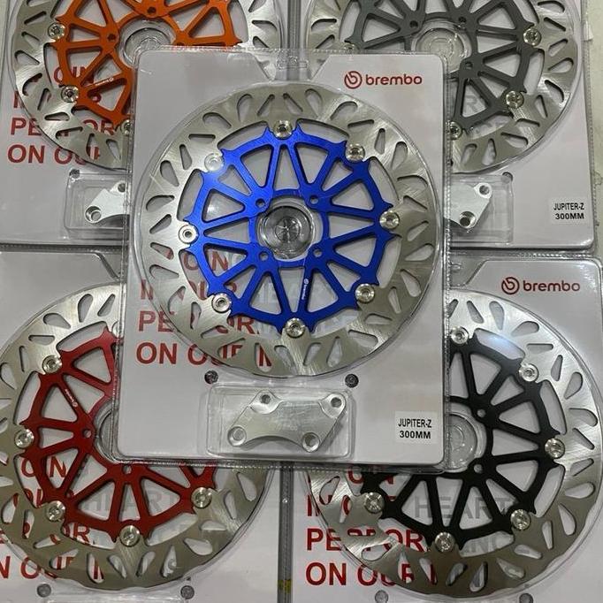 riyanzicer Piringan Cakram Disc Brembo model KTC Racing CNC Floting Stanless Jupiter Z KEMBANG 300mm