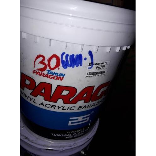 VIRALL CAT PARAGON PUTIH 20 KG. CAT TEMBOK *
