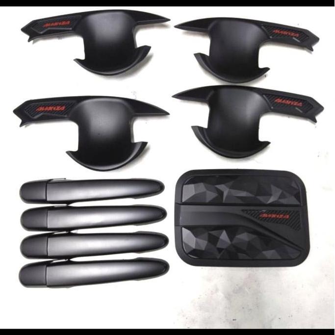 '' PAKET OUTER MANGKOK COVER HANDLE PINTU TANK COVER ALL NEW AVANZA HITAM ''