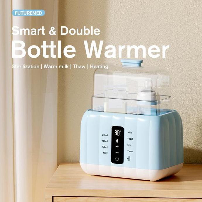 FUTUREMED Smart Double Milk Warmer/Penghangat ASI/Sterilizer Botol Susu Bayi BPA FREE Bottle Menghan