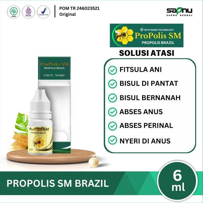 Medova Propolis Sm Atasi Fistula Ani Bisul di Pantat Bisul Bernanah Herbal Abses Perianal Abses Anus