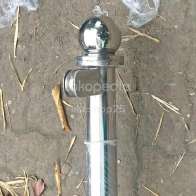 Tiang Bendera Stainless 6 Meter Terlaris