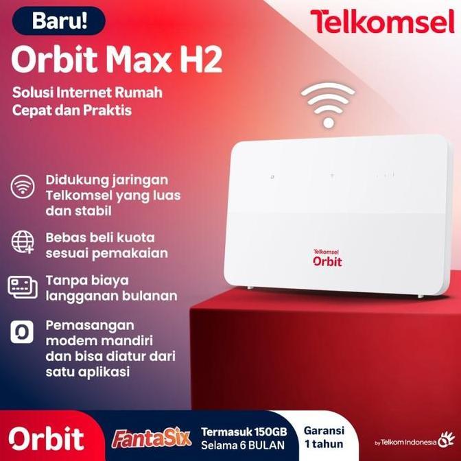 Huawei B636 Modem Orbit Max H2 Telkomsel Free Kuota