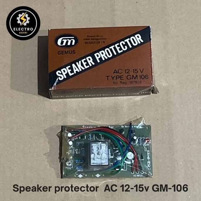 yang dicari] Speaker protector AC 12-15v GM-106 | resistor 1% speaker protektor proteksi spiker