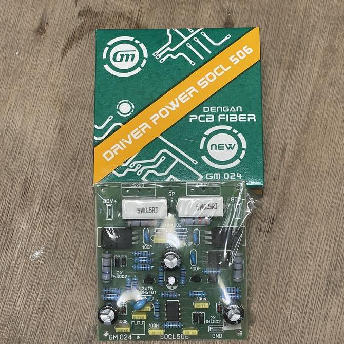 """] Driver Power Socl 506 dengan PCB Fiber | kit driver socl 506 | GM 024