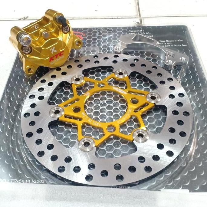 civicuan kaliper kyta knv3 2p plus bracket disc psm 220mm vario 125 150 led old/ vario 125 bohlam kz