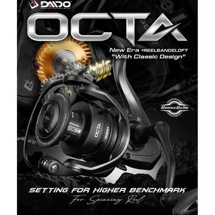 reel daido octa power handle 2000-3000 - reel spinning daido