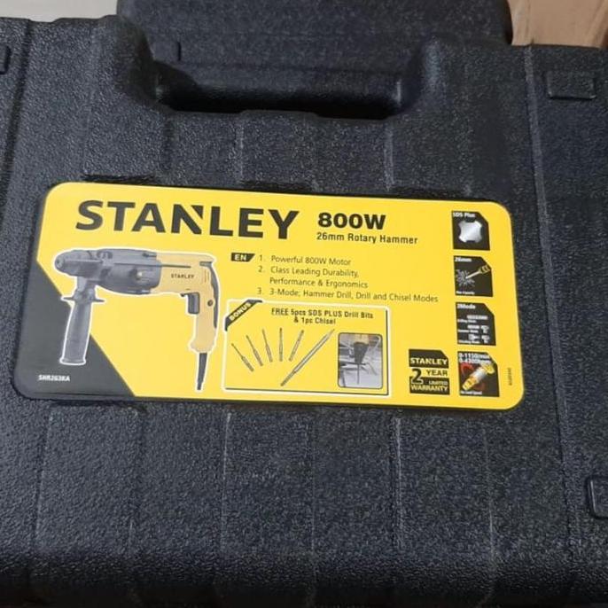 >*>*>*>*] Mesin Bor Impact STANLEY SHR 263 KA / Impact Drill STANLEY SHR263KA