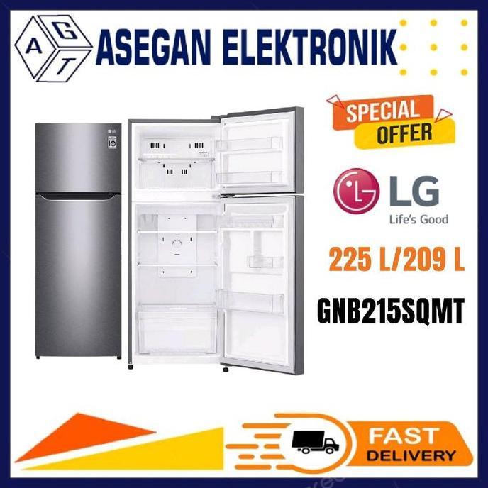 LG GN-B215SQMT KULKAS 2 PINTU INVERTER GNB215SQMT GNB215 215SQMT MURAH