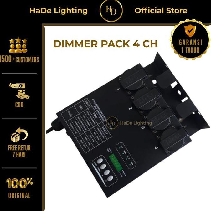 NEW Dimmer Pack DMX 4 Channel