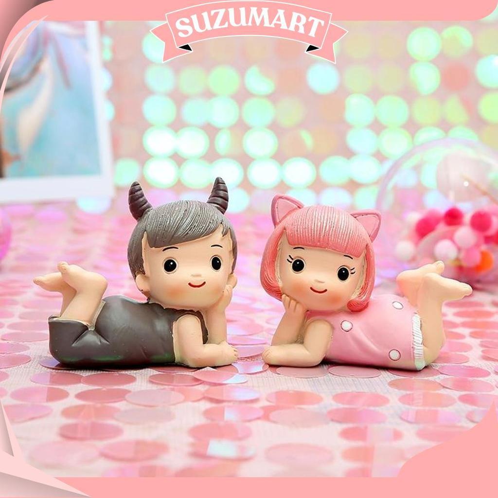 Dekorasi Pajangan Hiasan Kue Bayi / Cake Topper Newborn Baby Manyue 1 Bulan Allen Aile AS Teratas