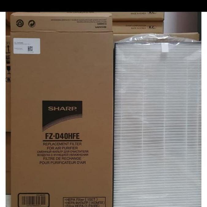 Sharp Replacement HEPA Filter FZ-D40HFE dan Deo FZ-40DFE Sharp KC-D40Y