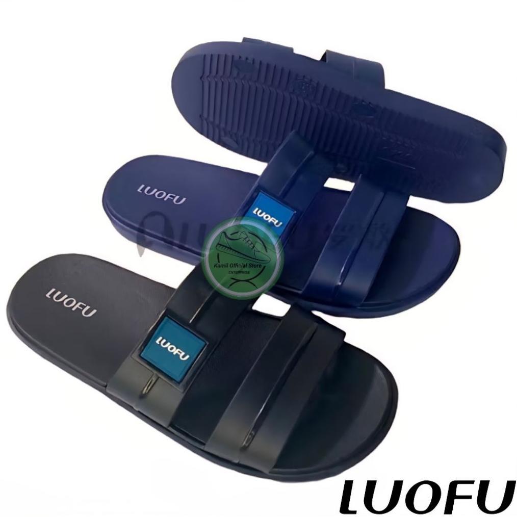 Free Ongkir Sandal Luofu E6208 Kokop Tali 2 Pria Black Series