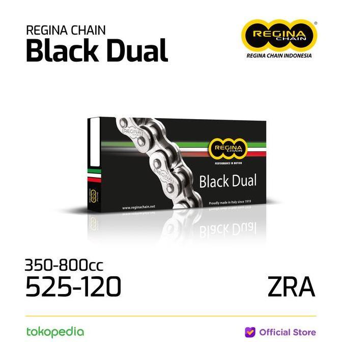 Rantai Regina Original 525-120 Type Black Dual