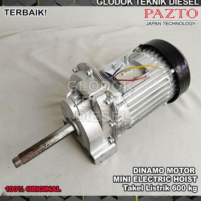 Pazto Dinamo Motor Electric Hoist Pa 600 Pa600 Takel Rope Hoist Ori
