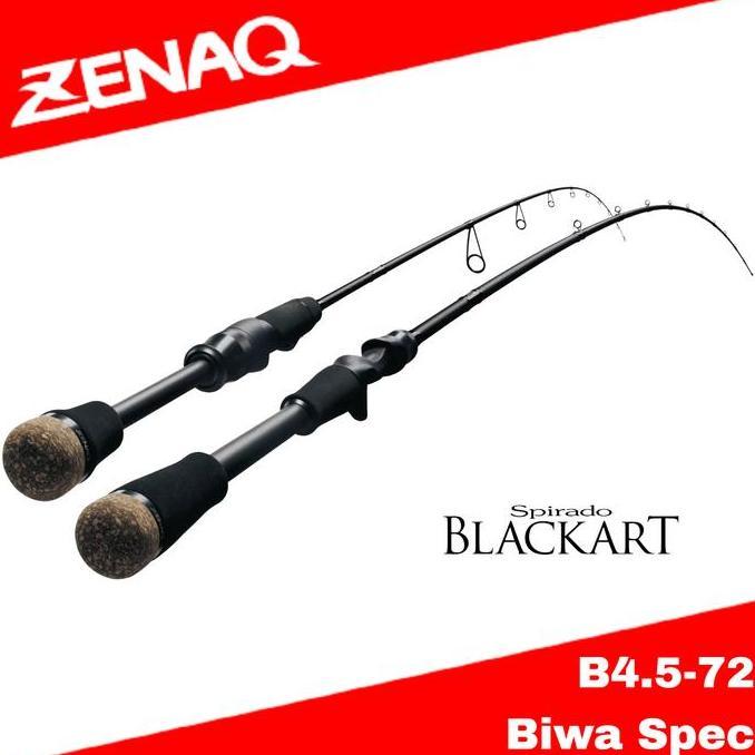 Joran Pancing Zenaq Baitcasting Spirado Blackart B4.5-72 Biwa Spec