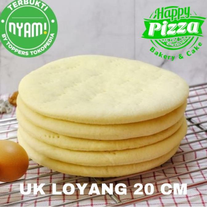 Base pizza - adonan pizza - pizza base - pizza dough isi 5 pcs UK 20cm