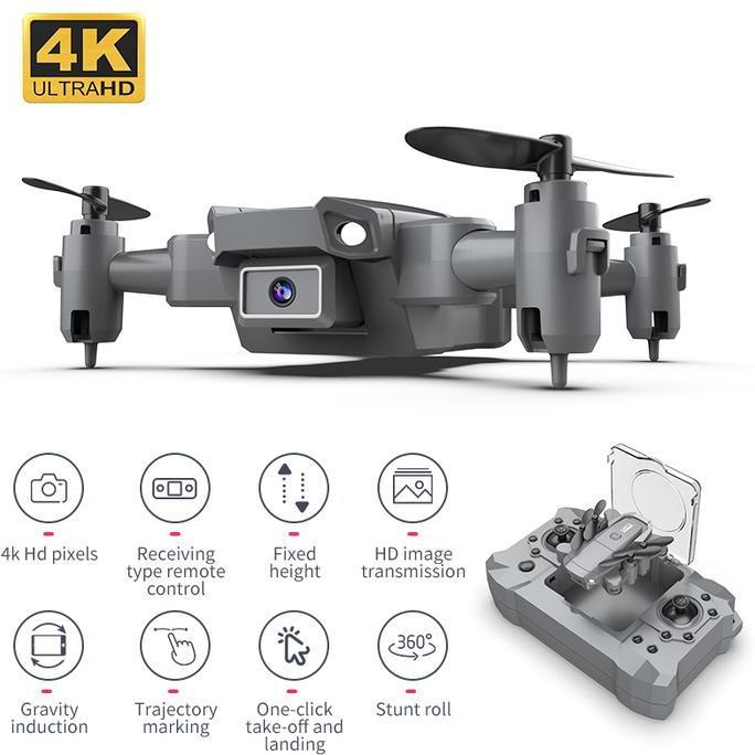 KOMARIJUILI - QUADCOPTER DRONE MINI POCKET KAMERA 4K CAMERA ELF KY905