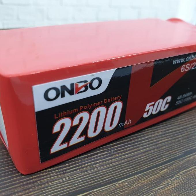 LIPO 6S 22.2V 2200MAH 50-100C ONBO POWER - BERAT 350 GRAM - CONTROL, TOY, REMOTE