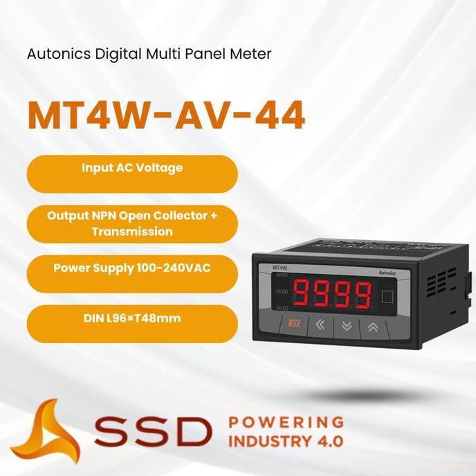 PANEL METER AUTONICS MT4W-AV-44 AUTOSSD