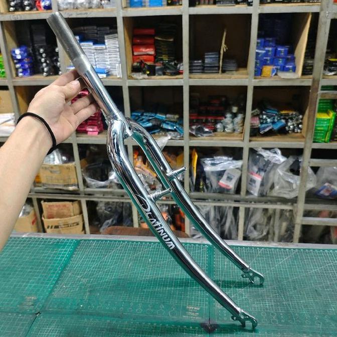 Promo Fork 26 Mtb Federal Platinum Classic Cp Chrome Drat Ulir Head Tube Insert 22.2 Rim V Brake Cp 